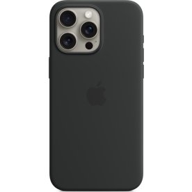 Apple iPhone 15 Pro Max silikonfodral | Svart