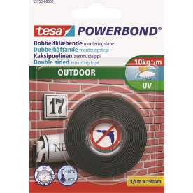 tesa Powerbond Outdoor monteringstejp 19mm/1,5m