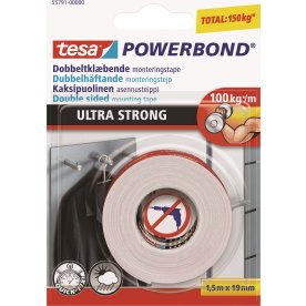 tesa Powerbond U.S. monteringstejp | 19mm x 1,5m