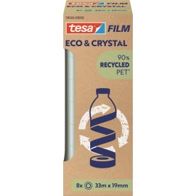 tesa Eco & Crystal kontorstejp 19mm x 33m | 8 st.