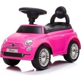 Fiat 500 gåbil för barn | Rosa
