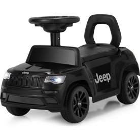 Jeep Grand Cherokee gåbil för barn | Svart