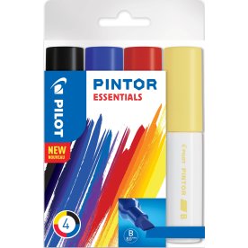 Pilot Pintor märkpenna | B | Essentials | 4 färger