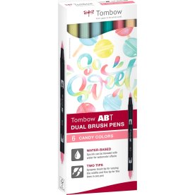 Tombow Dual penselpennor | Candy | 6 st.