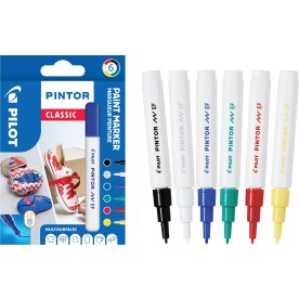 Pilot Pintor märkpenna | EF | Classic | 6 färger