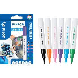 Pilot Pintor märkpenna | EF | Creative | 6 färger