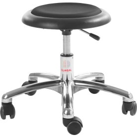 Micro pall, Svart, PUre Konstläder, 38-51 cm, Alu