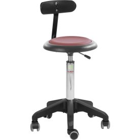 Micro pall, Rosa, Konstläder, 52-71 cm, Ryggstöd