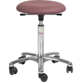 Beta stol, Rosa, PUre Konstläder, 52-71 cm, Alu
