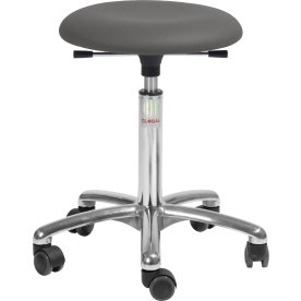 Beta stol, Mörkgrå, PUre Konstläder, 52-71 cm, Alu