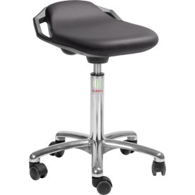 Space ståstödstol | Svart | 41-66 cm | Hjul