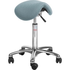 Mini sadelstol | Blågrå | 53-72cm | Flexmatic