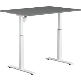 Sun-Flex I höj- och sänkbart bord, 120x80, Vit/grå