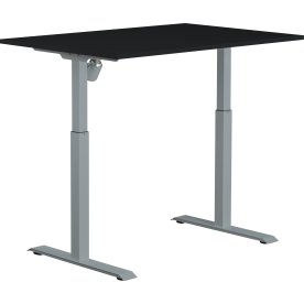 Sun-Flex I höj- & sänkbart bord, 120x80 Grå/svart