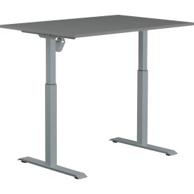 Sun-Flex I höj- & sänkbart bord 120x80 | Grå/grå