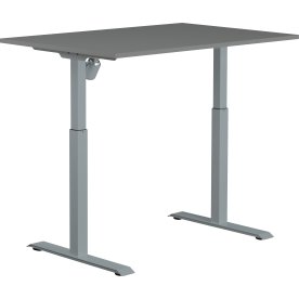 Sun-Flex I höj/sänkbart bord, 120x80, Grå/ljusgrå