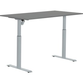 Sun-Flex I höj- och sänkbart bord, 160x80, Grå/grå