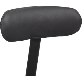Global Oval Backrest, svart, konstläder