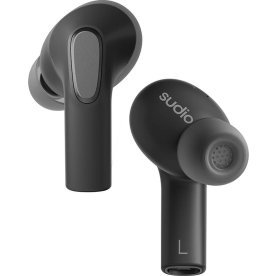 Sudio E3 ANC in-ear-hörlurar | Svart