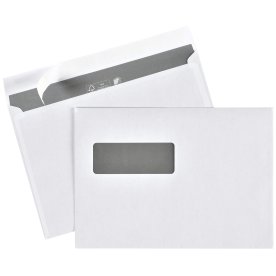 Office kuvert | Remsförslutning | A5-M5 | Fönster