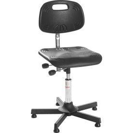 Classic arbetsstol | Svart | PU-sits | 52-65cm