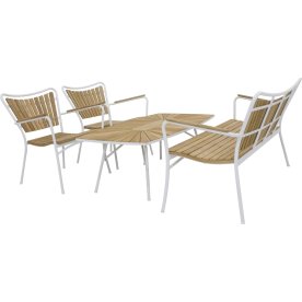 Marguerit Loungeset, Loungesoffa + 2 stolar + bord