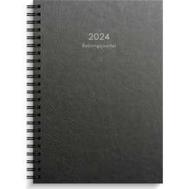 Burde 2024 Bokningsjournalen, svart kartong