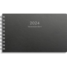 Burde 2024 Eco Line Veckokalendern, svart kartong