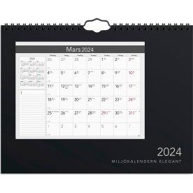 Burde 2024 Miljökalendern, Elegant