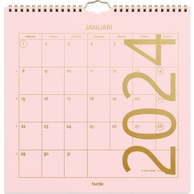 Burde 2024 Väggkalender, Color