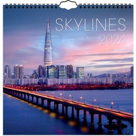 Burde 2024 Väggkalender, Skylines