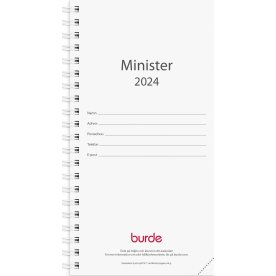 Burde 2024 Fickkalender, Minister, refill