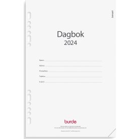 Burde 2024 Business Kalendersats, Dagbok