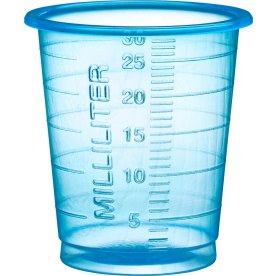 Medicinkopp 30 ml | Ø3,8 cm | Blå