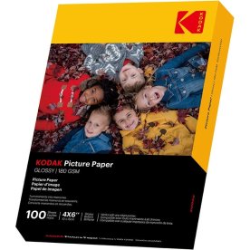 Kodak glansigt fotopapper | 10x15/180 g/100 ark