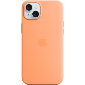 Apple iPhone 15 Plus silikonfodral | Apelsinsorbet