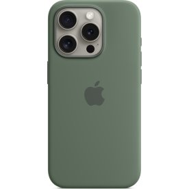 Apple iPhone 15 Pro silikonfodral | Cypressgrön