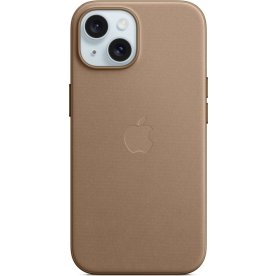Apple iPhone 15 FineWoven fodral med MagSafe, brun