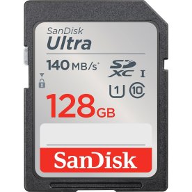 SanDisk Ultra SDXC minneskort | 128 GB