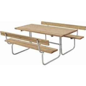 Plus Classic bänkset med ryggstöd, Thermowood