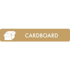 Sopsorteringsskylt | 16x3 cm | Cardboard