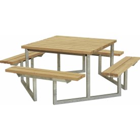 Plus Twist bänkset, Thermowood, 204 cm