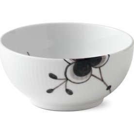 Royal Copenhagen Black Fluted Mega Skål, 47 cl