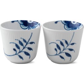 Royal Copenhagen Blue Fluted Tekopp, 2 st.