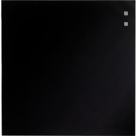NAGA magnetisk glastavla, 35x35 cm, svart