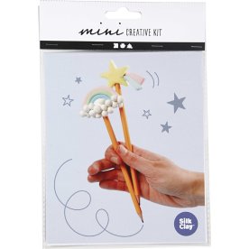 Mini DIY modellera till blyertspennor, regnbåge