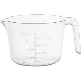 GastroMax skål med handtag, 0,8 l, transparent