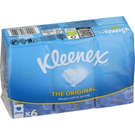 Kleenex Original våtservetter, fickformat, 3-lager