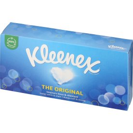Kleenex Original näsdukar i ask, 3-lagers