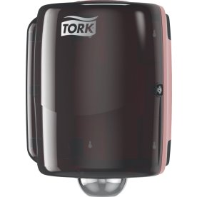 Tork W2 Dispenser torkpapper, svart/röd
